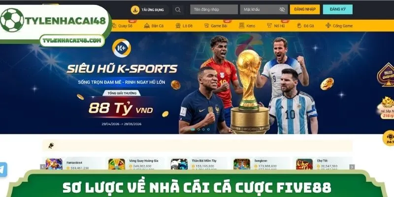 Sơ lược về nhà cái cá cược Five88