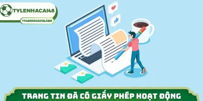 Trang tin đã có giấy phép hoạt động